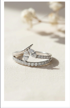 Elegant Diamond Infinity Ring