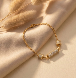 Golden Luxe Diamond Bracelet