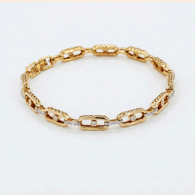 Golden Link Chain Bracelet