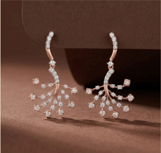 Celestial Cascade Diamond Earrings